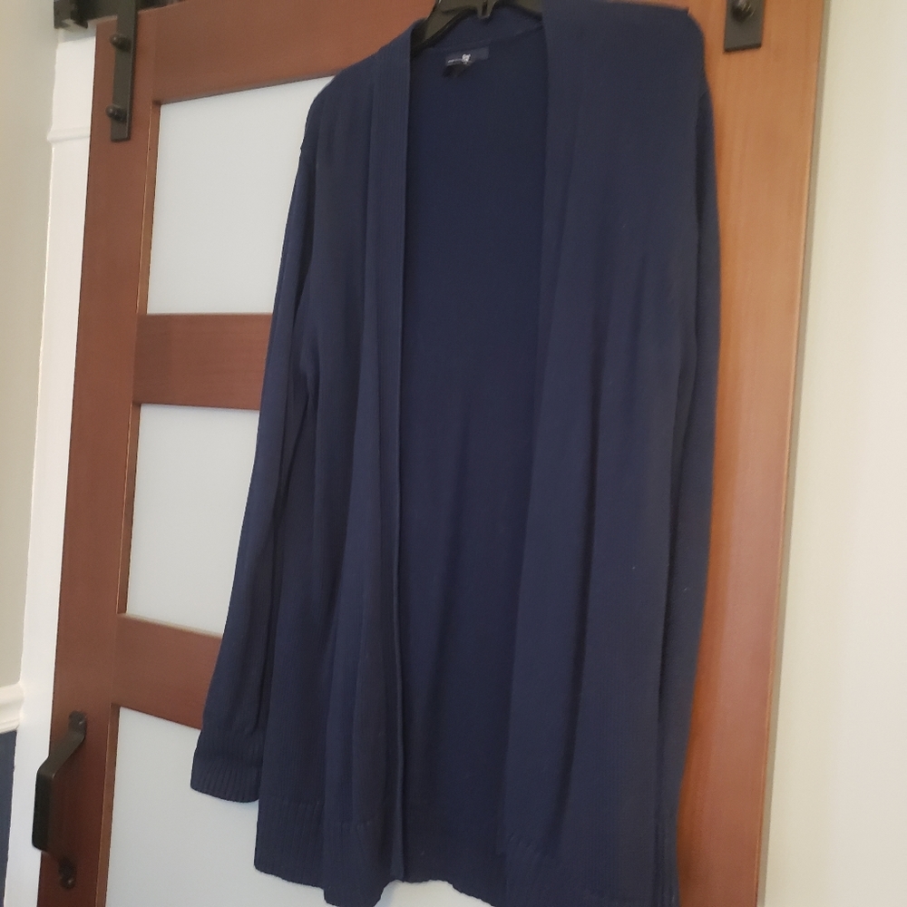 Gap Navy Blue Cardigan Sweater
